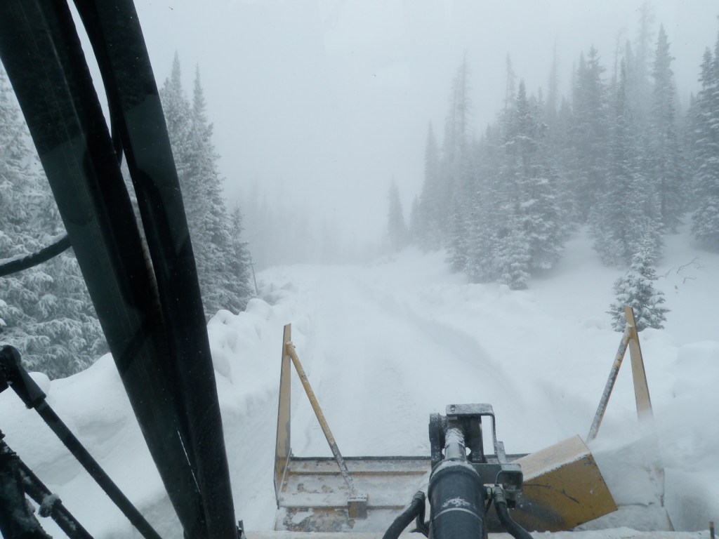 Trail Ridge Road Snowplowing